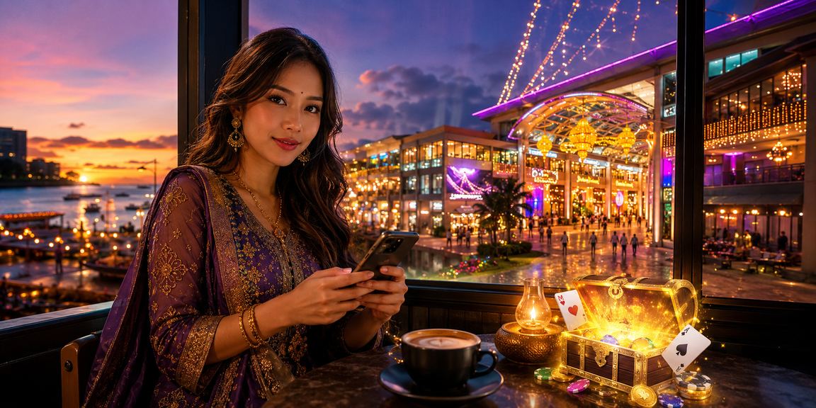Permainan rummy dan kad tradisional di Kota Kinabalu dengan antara muka digital moden