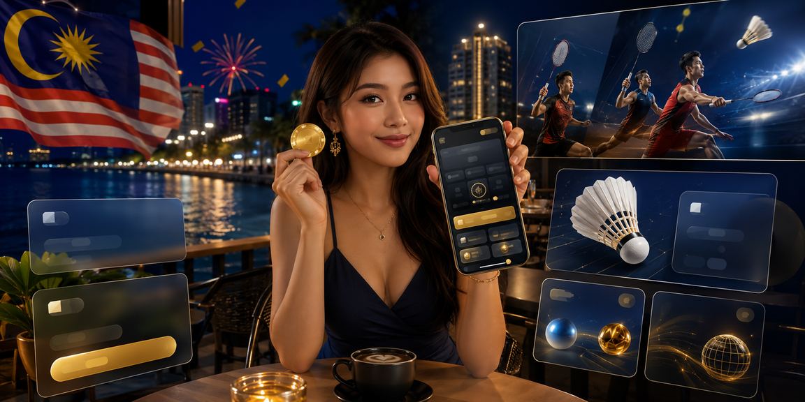 Antara muka permainan mudah alih casino di Pulau Pinang pada skrin telefon
